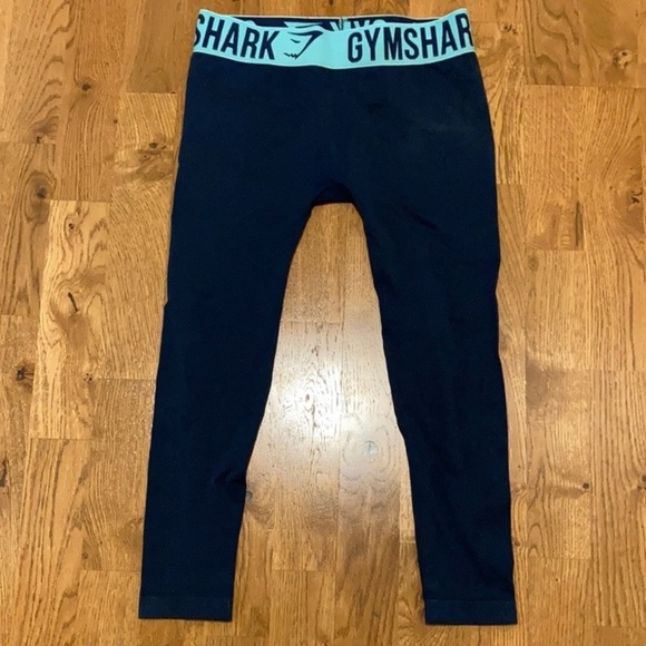 Gymshark Navy Leggings - Picture 1 of 8